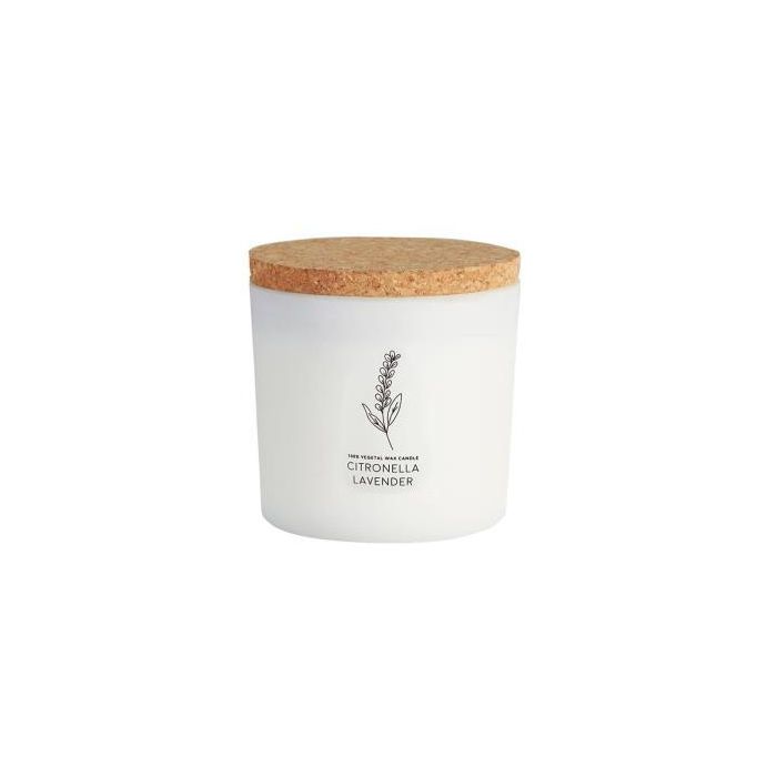 Vela Tarro Blanco Citcorv Citronela-Lavanda 10X10C Vela Tarro Blanco Citcorv Citronela-Lavanda 10X10C