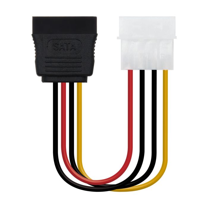 Nanocable 10.19.0205-OEM Cable de Alimentación Molex 4 pin Macho a SATA Hembra, 16cm