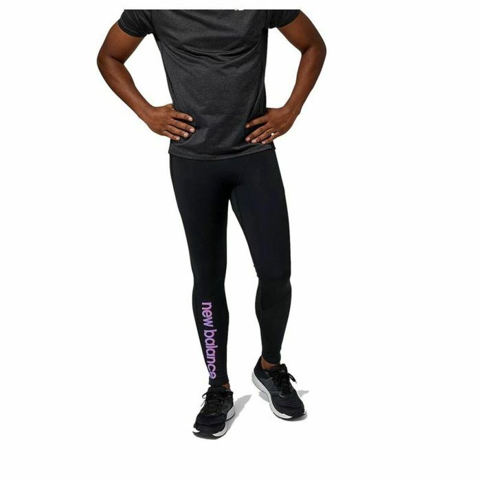 Mallas Deportivas de Hombre New Balance Impact Run AT Tight Negro 1