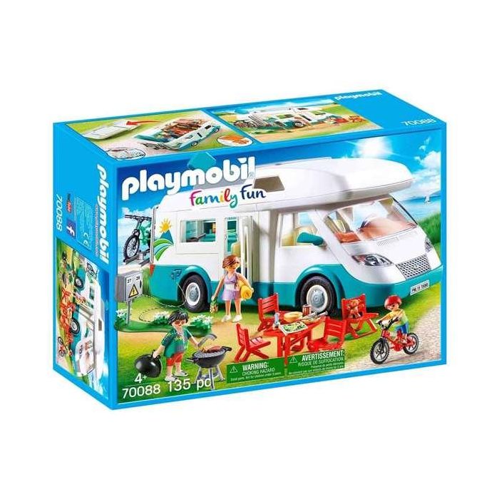 Playmobil Caravana de Verano Family Fun: Vehículo de Juguete de Plástico para Juego Imaginativo, ideal para niños a partir de 4 años 2 Playmobil Caravana de Verano Family Fun: Vehículo de Juguete de Plástico para Juego Imaginativo, ideal para niños a partir de 4 años 2