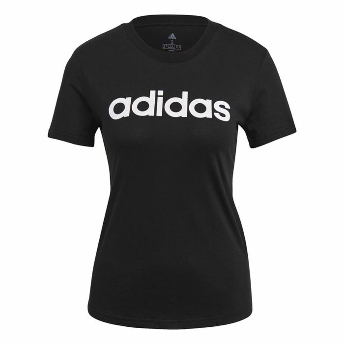 Camiseta de Manga Corta Mujer Adidas Lin T Negro (XS) 0 Camiseta de Manga Corta Mujer Adidas Lin T Negro (XS) 0