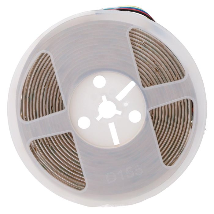 Tira LED COB 20W/M RGB/Blanco Frío Rollo 5M IP20 Iluminación Uniforme Decoración Alta Luminosidad Adhesivo 3M 3