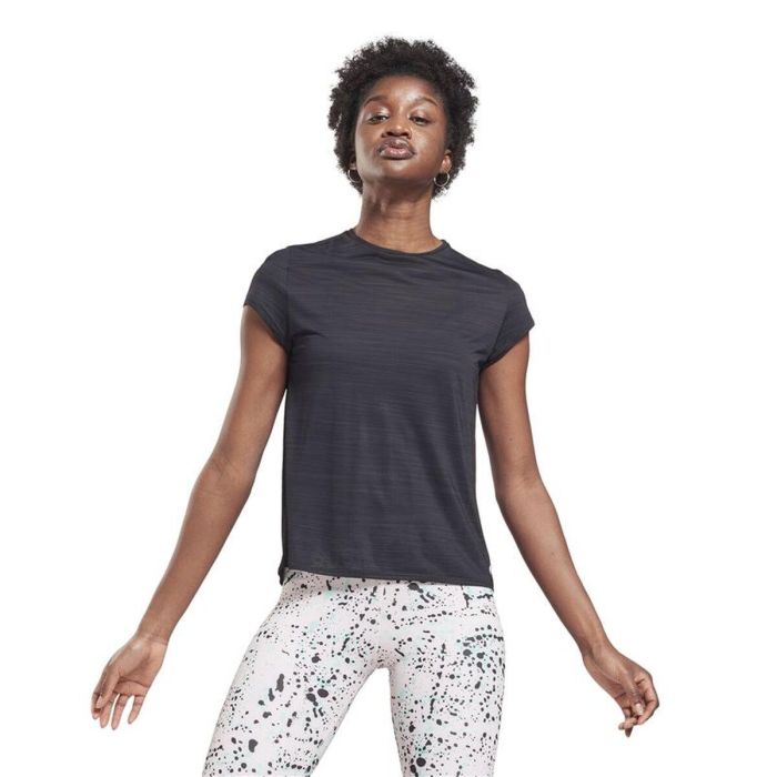 Camiseta de Manga Corta Mujer Reebok Workout Ready Activchill Negro 8 Años