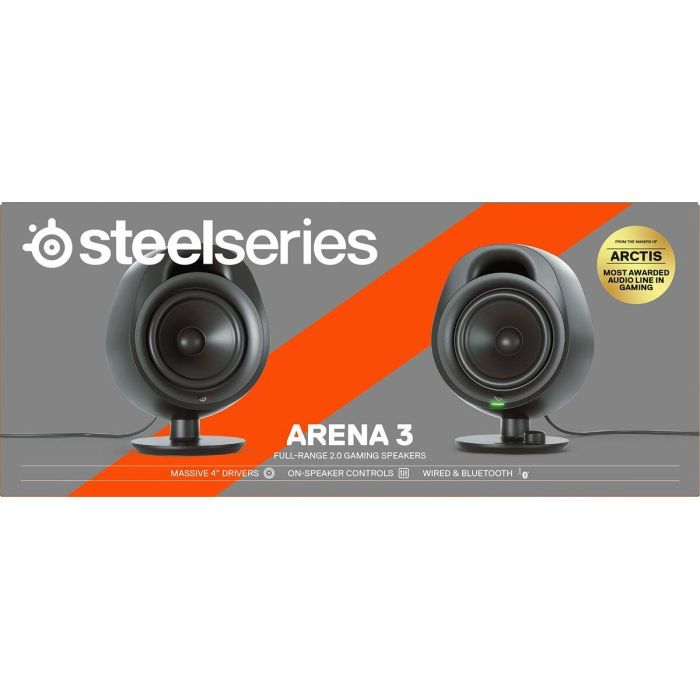 SteelSeries Arena 3 Altavoces para ordenador, 4 pulgadas, masivos 5 SteelSeries Arena 3 Altavoces para ordenador, 4 pulgadas, masivos 5