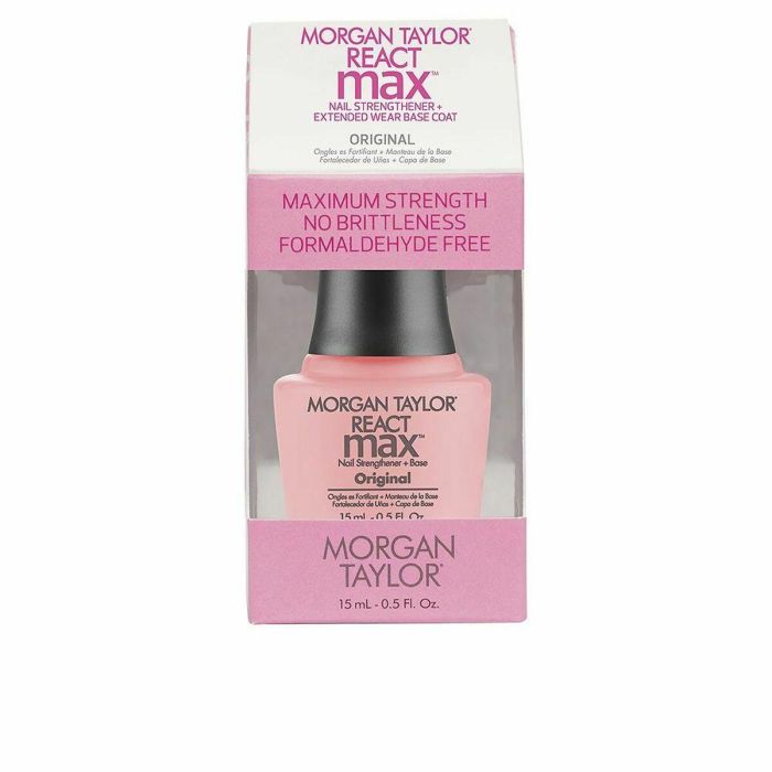 Morgan Taylor React Max Original Nail Strengthener + Base 15 mL