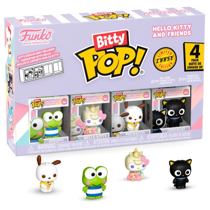 Blister 4 figuras Bitty POP Hello Kitty and Friends Keroppi 1