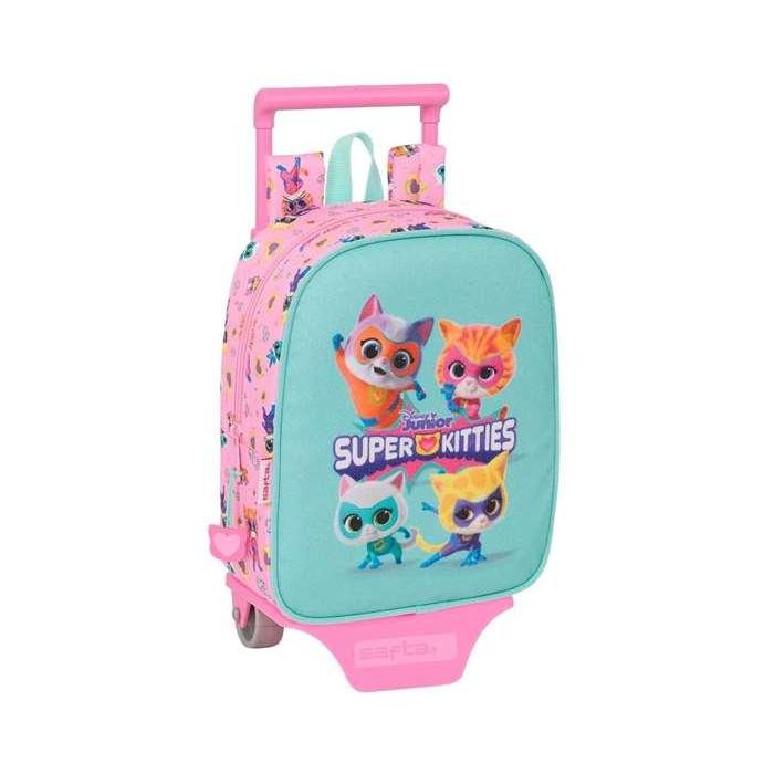 Safta 805 Mochila Con Carro Colección Superkitties - Dimensiones 340x280x100 mm 0 Safta 805 Mochila Con Carro Colección Superkitties - Dimensiones 340x280x100 mm 0