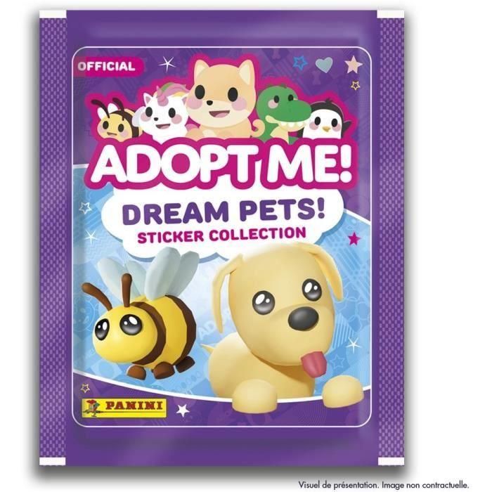 Paquete de inicio - PANINI - ¡Adoptame! Roblox - Álbum + 2 fundas - 1 tarjeta de edición limitada - 10 pegatinas 2 Paquete de inicio - PANINI - ¡Adoptame! Roblox - Álbum + 2 fundas - 1 tarjeta de edición limitada - 10 pegatinas 2
