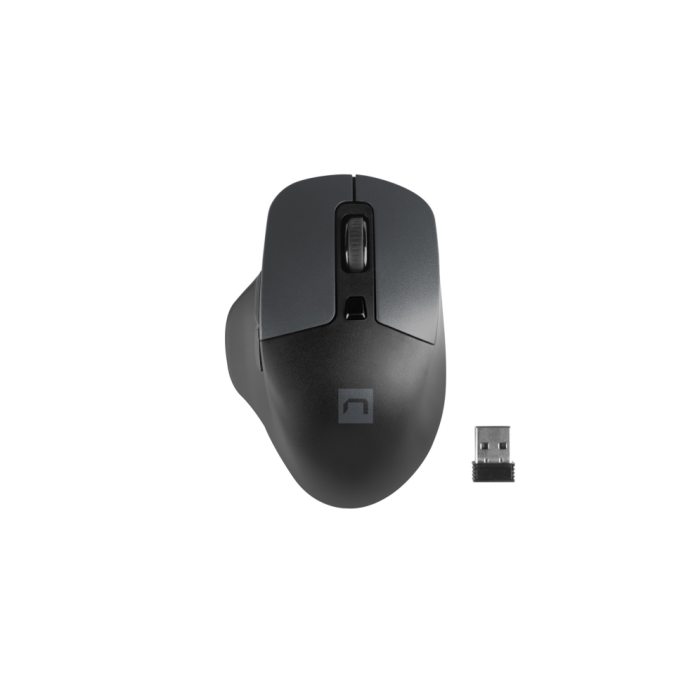 NATEC BlackBird 2 ratón Oficina Ambidextro RF inalámbrico IR LED 1600 DPI NATEC BlackBird 2 ratón Oficina Ambidextro RF inalámbrico IR LED 1600 DPI
