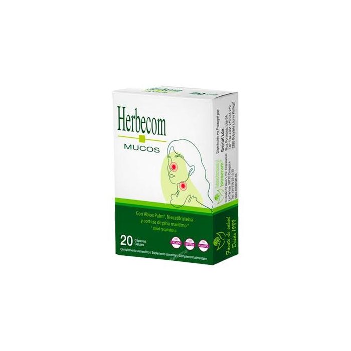 Herbecom Mucos 20 Cap. Herbecom Mucos 20 Cap.
