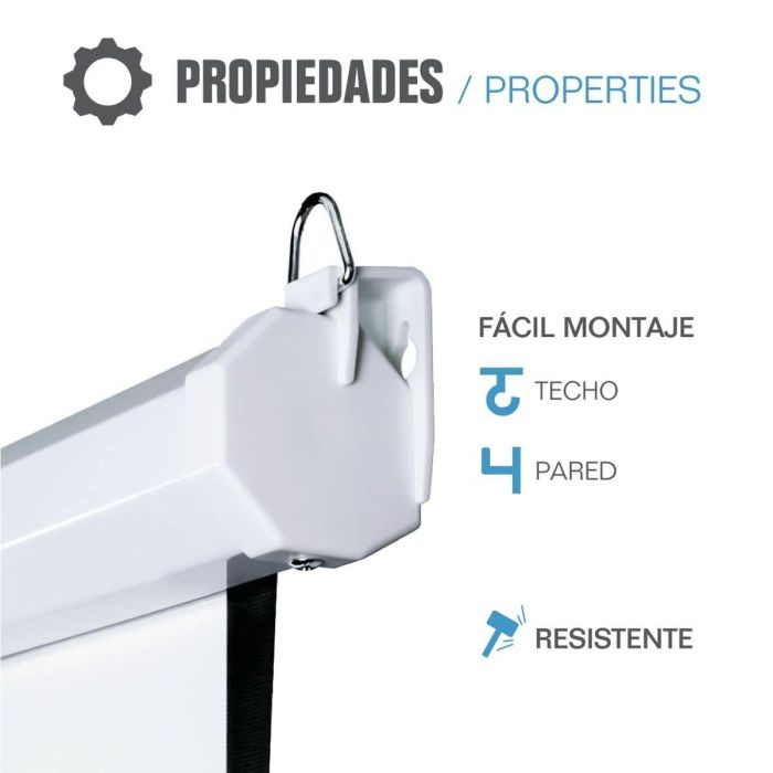 Pantalla Eléctrica Panorámica iggual PSIPS184 3 Pantalla Eléctrica Panorámica iggual PSIPS184 3