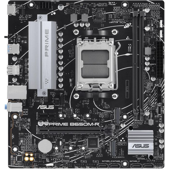 Asus PRIME B650M-R Placa Base AMD B650 Socket AM5 micro ATX, Compatible con AMD Ryzen, DDR5-SDRAM, M.2, SATA III, RAID, 2.5 Gigabit Ethernet, 90MB1H30-M0EAY0 1 Asus PRIME B650M-R Placa Base AMD B650 Socket AM5 micro ATX, Compatible con AMD Ryzen, DDR5-SDRAM, M.2, SATA III, RAID, 2.5 Gigabit Ethernet, 90MB1H30-M0EAY0 1