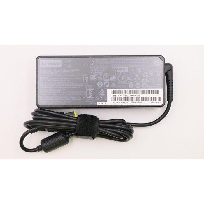 Lenovo 90W laptop charger, 20V output, 4.5A current, designed for compatibility with Lenovo laptops. Lenovo 90W laptop charger, 20V output, 4.5A current, designed for compatibility with Lenovo laptops.