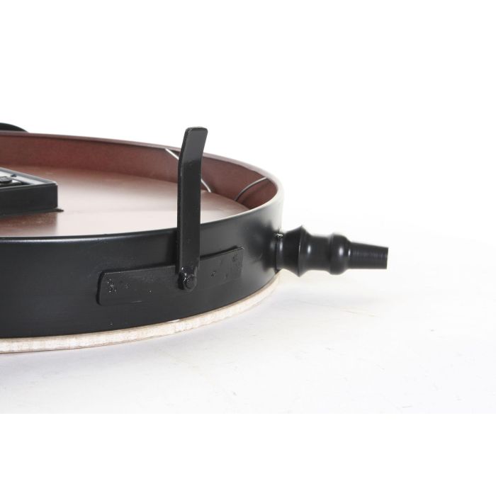 DKD Home Decor Reloj Sobremesa Vintage Negro Natural 41x52.5x6.5 cm (2 Unidades) 3