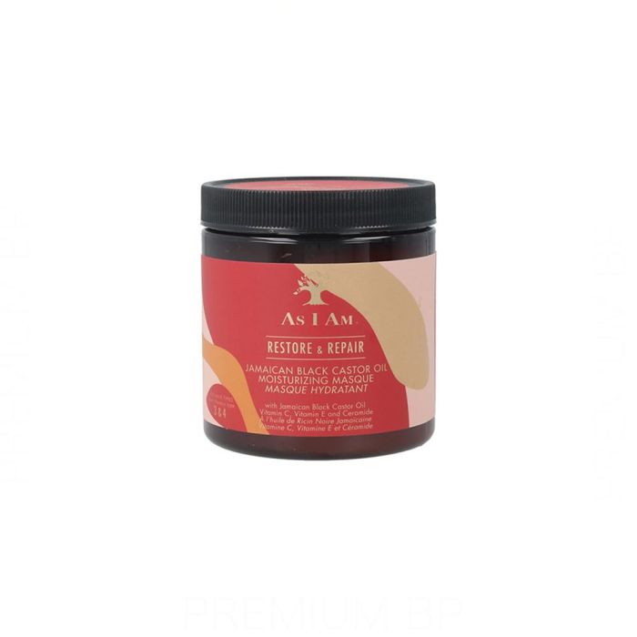 As I Am Mascarilla Restore & Repair con Aceite de Ricino Negro Jamaicano 227 gr