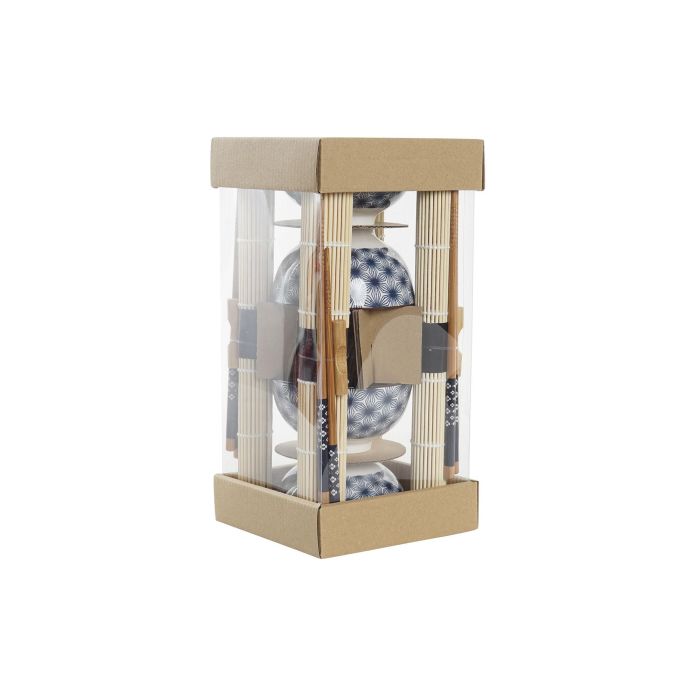Sushi Oriental DKD Home Decor Azul Blanco 14.5 x 31 x 14.5 cm Set de 16 Sushi Oriental DKD Home Decor Azul Blanco 14.5 x 31 x 14.5 cm Set de 16
