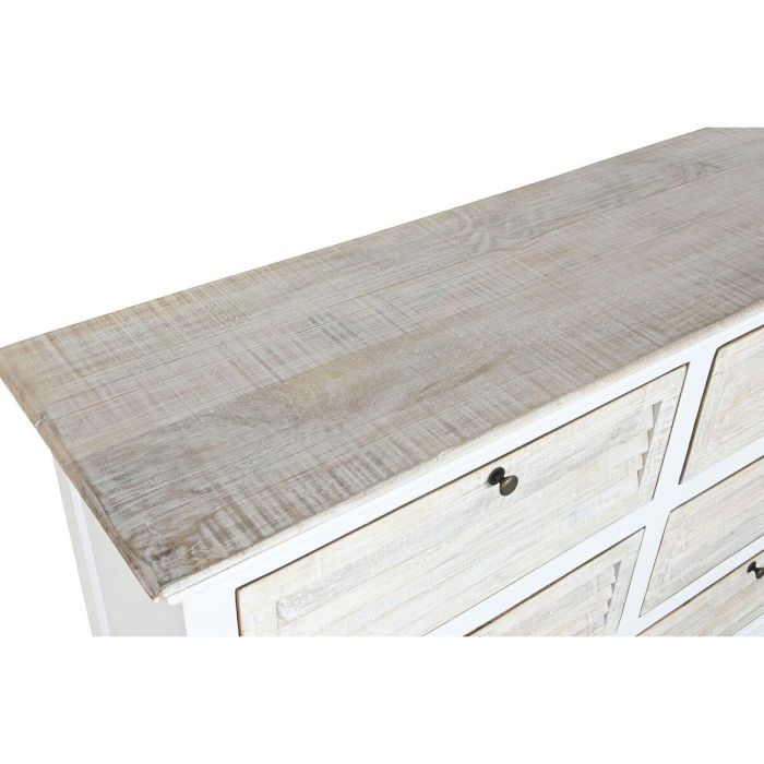 Comoda Romantico DKD Home Decor Blanco Natural 40 x 100 x 150 cm 3 Comoda Romantico DKD Home Decor Blanco Natural 40 x 100 x 150 cm 3
