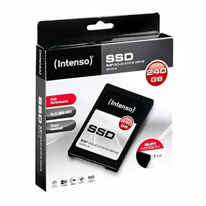 Intenso SSD 240 GB 2.5" Serial ATA III High Performance - Lectura 520 MB/s, Escritura 480 MB/s 1 Intenso SSD 240 GB 2.5" Serial ATA III High Performance - Lectura 520 MB/s, Escritura 480 MB/s 1