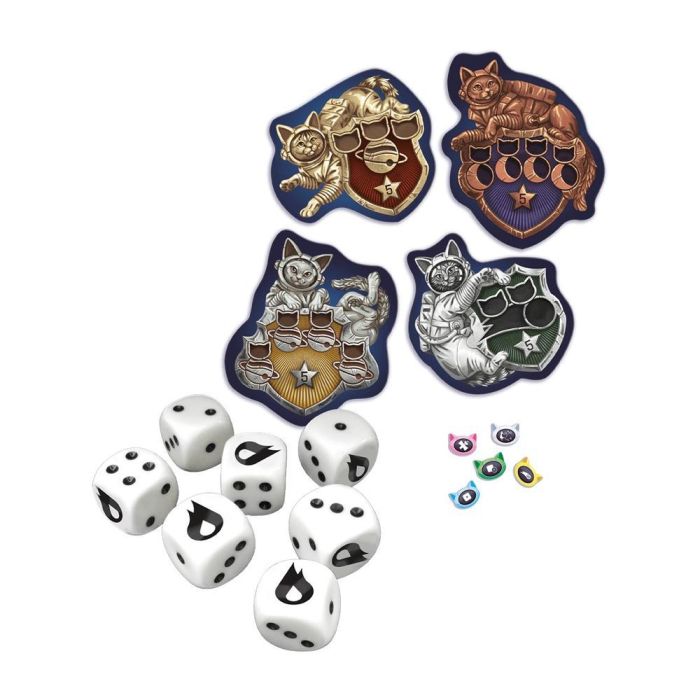 Rebel MLEM Agencia Espacial REMLE01ES Juego de Mesa Familiar de Gatos Astronautas para +8 Años 1