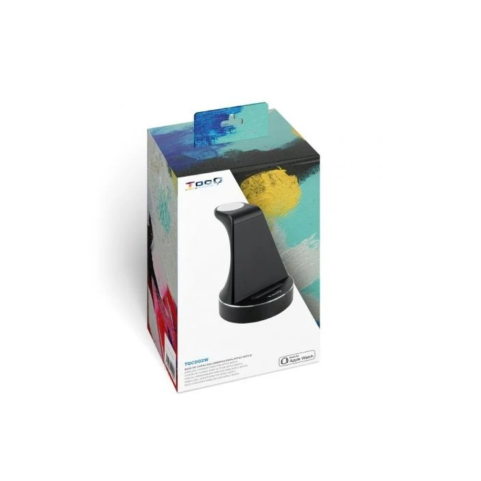 Tooq TQCD02W Base de Carga Inalámbrica para Apple Watch, iPhone y Smartphone Qi, Negro 4