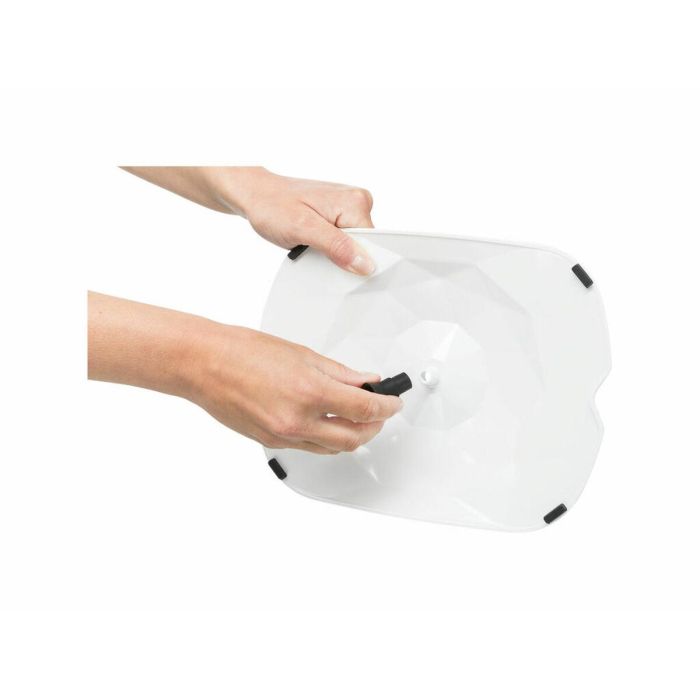 Fuente para Mascotas Trixie Polygon Blanco Gris Silicona Melamina 2,5 L 28 x 11 x 22 cm 4