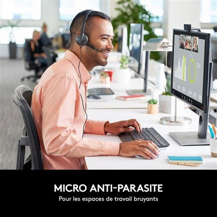 Logitech 981-000475 auricular y casco Auriculares Alámbrico Diadema Oficina/Centro de llamadas USB tipo A Negro 1 Logitech 981-000475 auricular y casco Auriculares Alámbrico Diadema Oficina/Centro de llamadas USB tipo A Negro 1