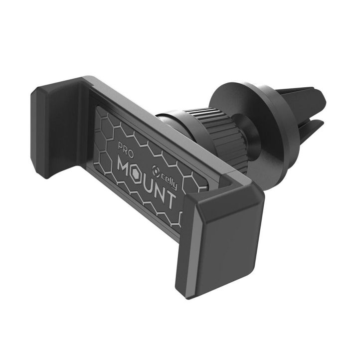 Soporte para móviles Celly MOUNTVENTBK Negro Plástico Policarbonato Soporte para móviles Celly MOUNTVENTBK Negro Plástico Policarbonato