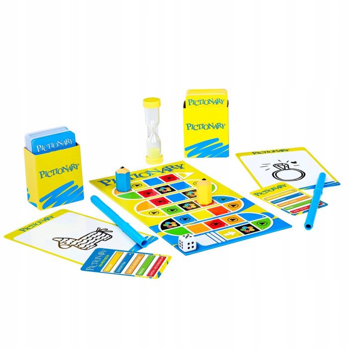 Mattel Games Pictionary Juego de Mesa Cast Idioma Polaco JGF69 1