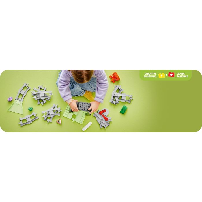 Lego Duplo 10425 Set de Expansión Túnel y Vías Ferroviarias para niños +2 años, con 10 tramos de vía y cambio de agujas 5