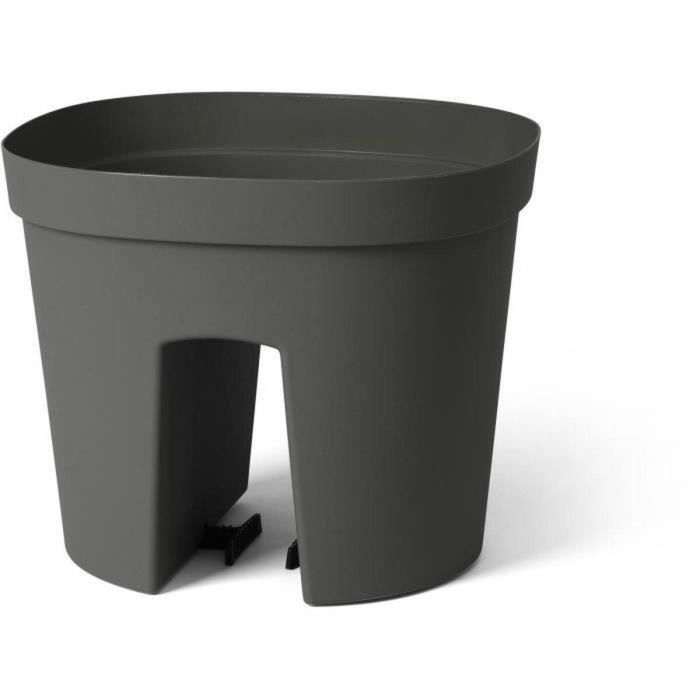 Garden Id 05011339 Maceta Balaustrada Smile Antracita 30 cm con Reserva de Agua, Reciclada y 100% Reciclable, para Barandillas 2 Garden Id 05011339 Maceta Balaustrada Smile Antracita 30 cm con Reserva de Agua, Reciclada y 100% Reciclable, para Barandillas 2