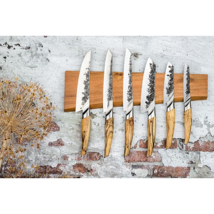 Forged Cuchillo Santoku COS1699273941362 Acero VG10 Mango Madera Raíz 18 cm