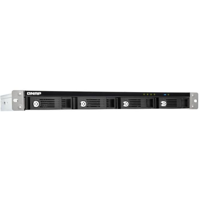 QNAP TR-004U Carcasa Externa de Rack 1U 4 Bahías para HDD/SSD 2.5/3.5" SATA, USB-C 3.2 Gen 1, RAID, Hot-Swap 2