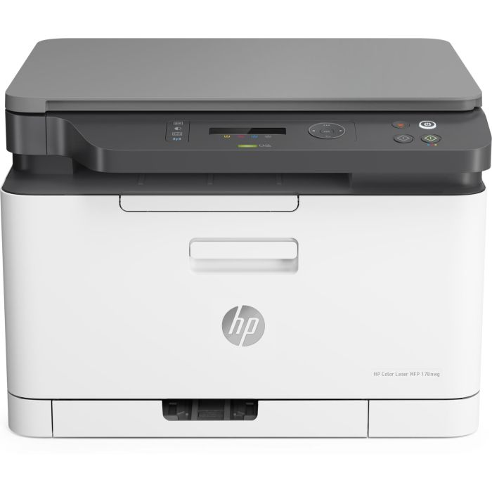 HP 4ZB96A - Impresora Multifunción Láser Color MFP 178NW WiFi 3 en 1 Compacta para Oficina y Hogar, 18ppm Negro, 4ppm Color