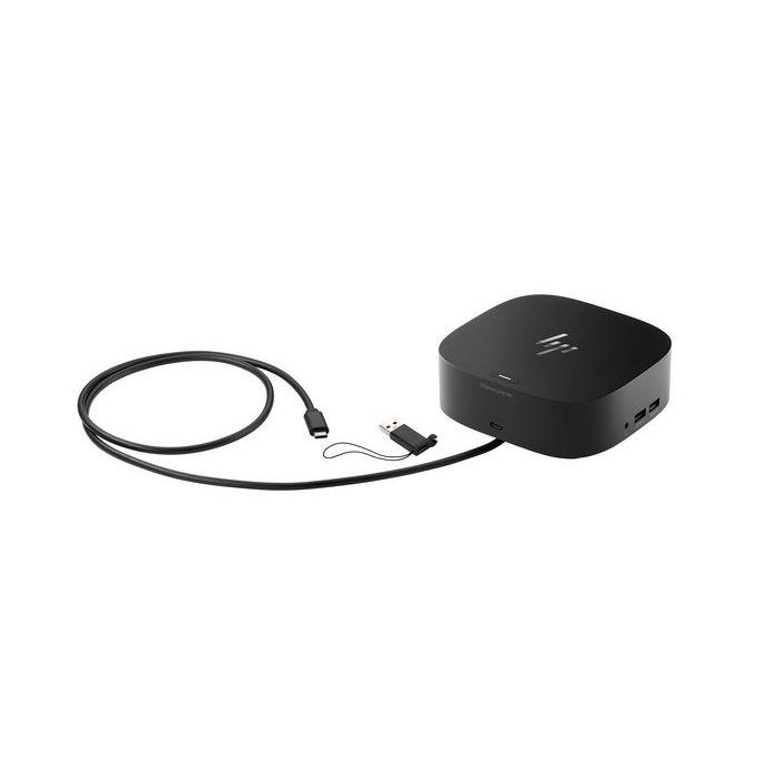 HP G2 Base Dock Universal USB-C/A Schwarz 100W, 4x USB 3.2, HDMI 2.0, DisplayPort, Ethernet para Negocios 1 HP G2 Base Dock Universal USB-C/A Schwarz 100W, 4x USB 3.2, HDMI 2.0, DisplayPort, Ethernet para Negocios 1
