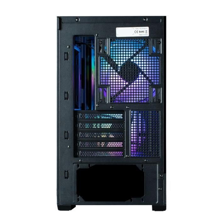 Caja de PC Mini Tower sin fuente de alimentación - ZALMAN P30 AIR (Negro) - Micro ATX/Mini-ITX - 3x140mm A-RGB - Mesh - USB-C/3.0/HD Audio 3