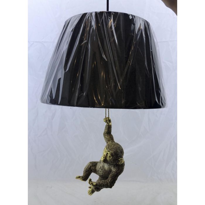 DKD Home Decor Lámpara de Techo Colonial Diseño Mono Resina Dorada E27 50W 35.5x51x35.5 cm Pack 2 Unidades 1 DKD Home Decor Lámpara de Techo Colonial Diseño Mono Resina Dorada E27 50W 35.5x51x35.5 cm Pack 2 Unidades 1