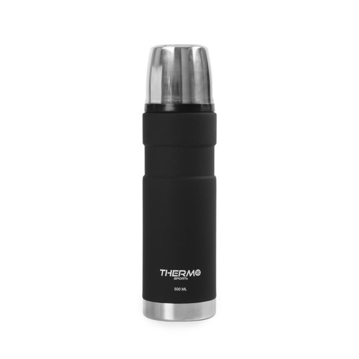 Termo Acero Inoxidable Negro 500 ml Thermosport (6 Unidades) 3 Termo Acero Inoxidable Negro 500 ml Thermosport (6 Unidades) 3