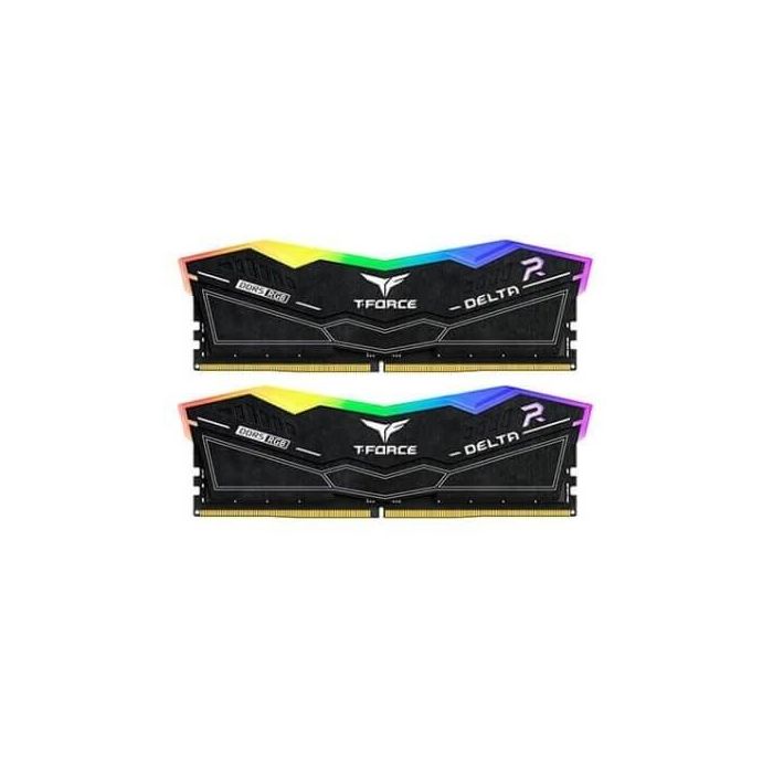 Teamgroup Módulo Memoria RAM DDR5 32GB (2x16GB) 5600MHz Delta RGB Black CL36 1.2V Teamgroup Módulo Memoria RAM DDR5 32GB (2x16GB) 5600MHz Delta RGB Black CL36 1.2V