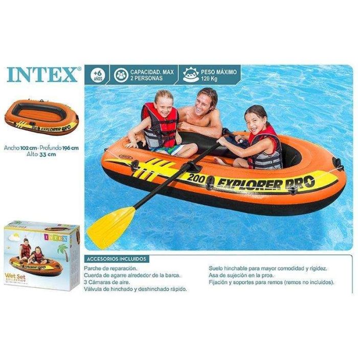 Barca hinchable explorer pro 200 196x102x33 cm (+ 6 años) 3 Barca hinchable explorer pro 200 196x102x33 cm (+ 6 años) 3