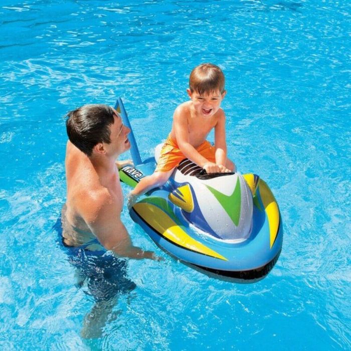 Figura hinchable moto wave rider 117x77 cm (+ 3 años) Figura hinchable moto wave rider 117x77 cm (+ 3 años)