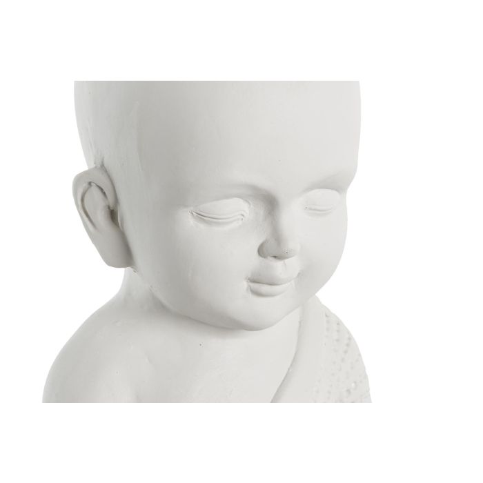 DKD Home Decor Figura Oriental Monje Blanco Magnesia 25.5 x 39 x 19 cm (2 Unidades) 1 DKD Home Decor Figura Oriental Monje Blanco Magnesia 25.5 x 39 x 19 cm (2 Unidades) 1