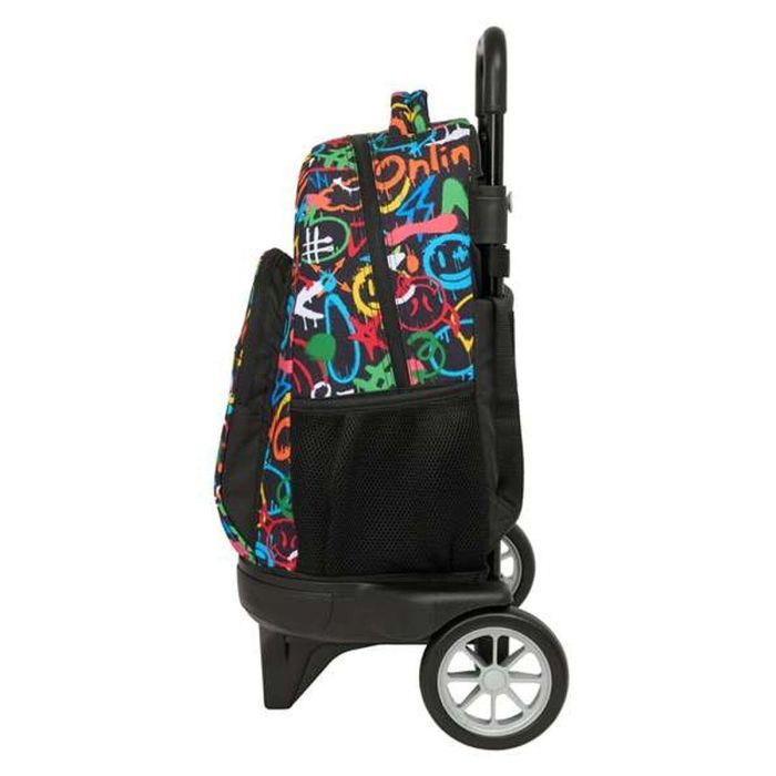 Mochila Escolar con Ruedas Safta Colors 33 x 45 x 22 cm Grafiti 1 Mochila Escolar con Ruedas Safta Colors 33 x 45 x 22 cm Grafiti 1