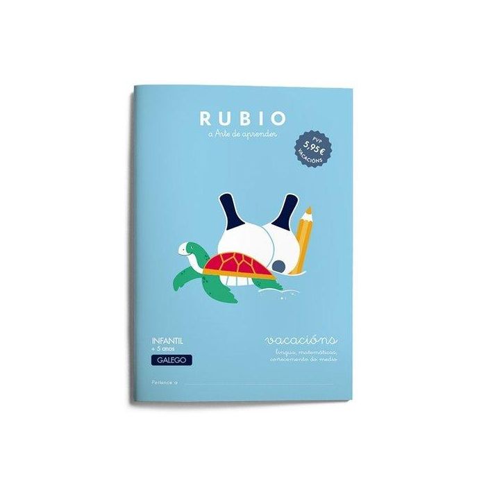 Cuaderno Rubio (Gallego) A4 Vacacions Infantil (+5 Años) (Set de 5)