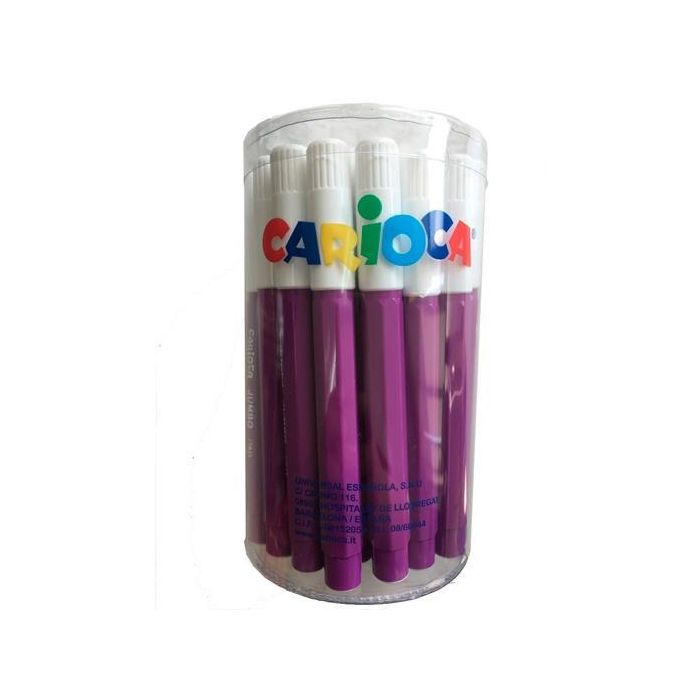 Carioca Rotulador Jumbo Punta Gruesa Lila Bote 30 Ud Carioca Rotulador Jumbo Punta Gruesa Lila Bote 30 Ud