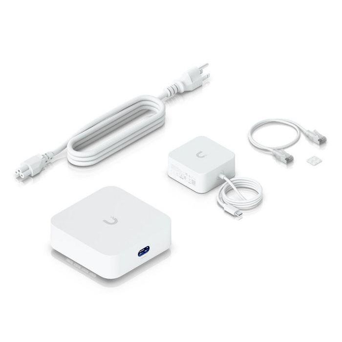 Ubiquiti Quad-core ARM Cortex-A53 at 1.5 GHz, 3 GB memory, 10G SFP+, 10 GbE RJ45, 2.5 GbE RJ45, WiFi 7, Bluetooth, 22W, 117 x 117 x 42.5 mm 11 Ubiquiti Quad-core ARM Cortex-A53 at 1.5 GHz, 3 GB memory, 10G SFP+, 10 GbE RJ45, 2.5 GbE RJ45, WiFi 7, Bluetooth, 22W, 117 x 117 x 42.5 mm 11