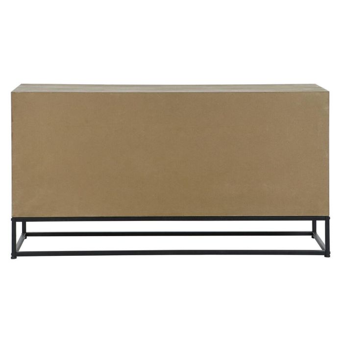 Aparador DKD Home Decor Negro Natural Metal Madera MDF 120 x 40 x 64 cm 1