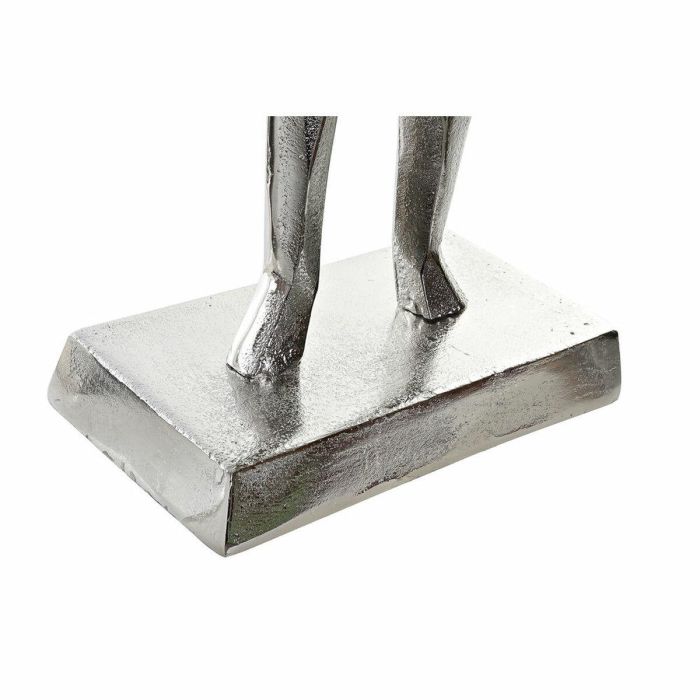 Figura Moderno DKD Home Decor Plateado 13 x 62 x 23 cm (2 Unidades) 1 Figura Moderno DKD Home Decor Plateado 13 x 62 x 23 cm (2 Unidades) 1