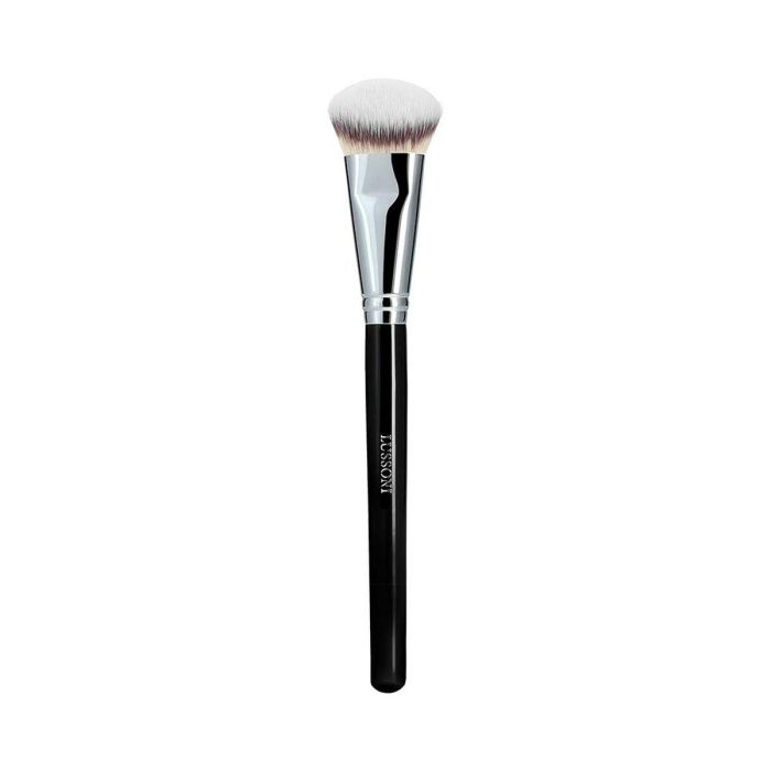 Lussoni PRO #142 Brocha Angular de Maquillaje Profesional para Cremas y Líquidos, Cerdas Sintéticas 1 unidad