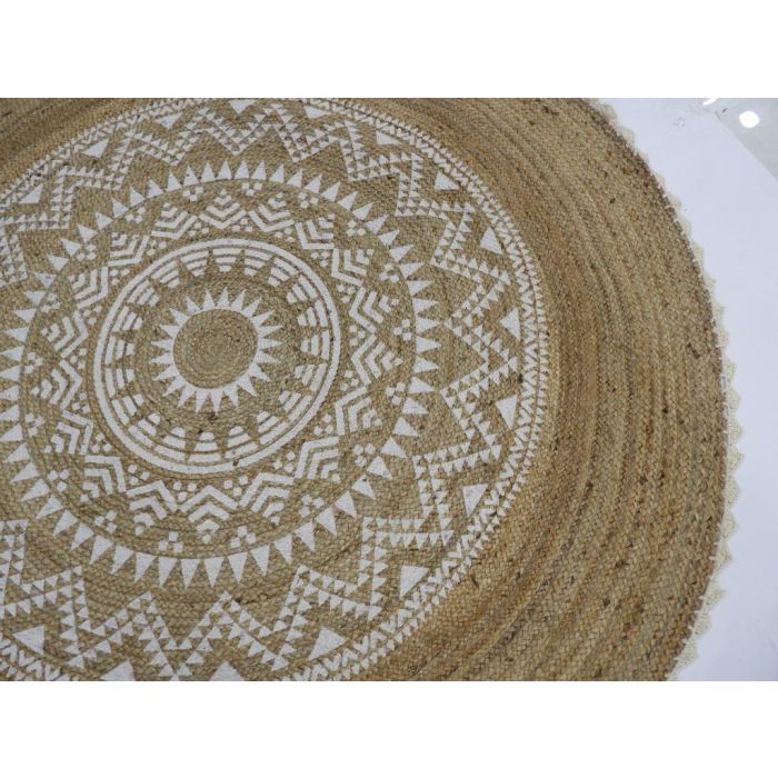 Alfombra DKD Home Decor Marrón Mandala (200 x 200 x 0,75 cm) 1