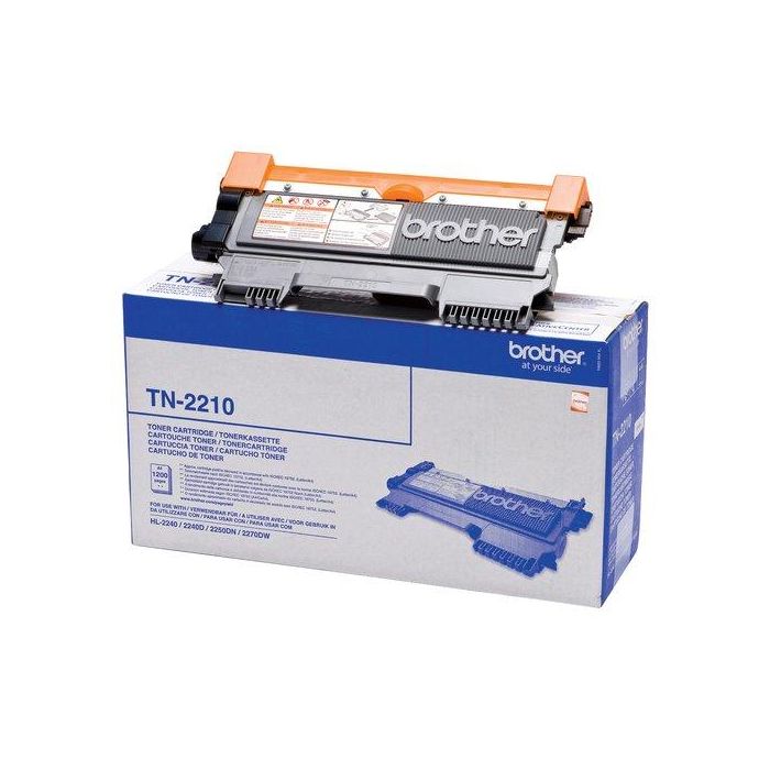 Toner Brother Tn-2210 Hl-2240D/2250Dn, Mfc-7460/7360 Negro (1.200 Pág.)